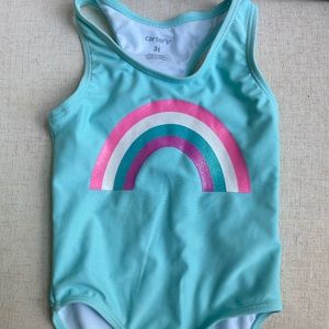 Carter’s size 3t one piece rainbow swimsuit